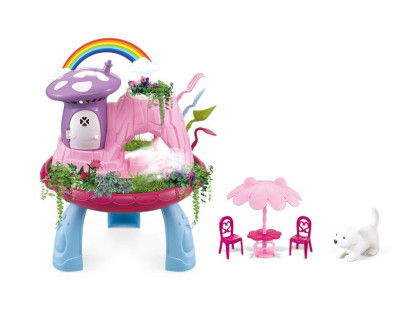 Květinová chaloupka s hříbkem