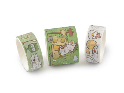 Ozdobná lepicí páska dětské motivy sada Washi 