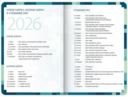 Studentský diář Gamer (září 2026 – prosinec 2027) Notique