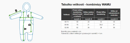Softshellová kombinéza dětská Lišky tmavě modrá Wamu