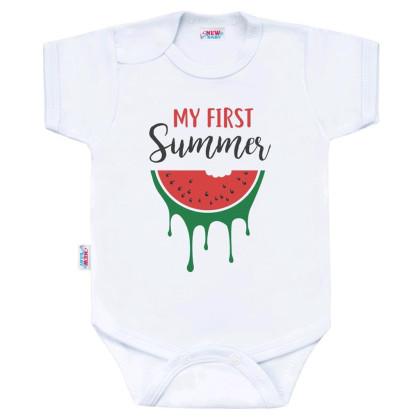 Body s potiskem New Baby My first Summer