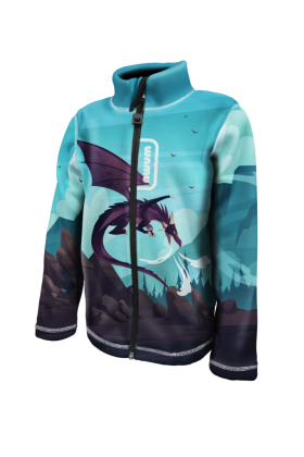 Fleecová mikina dětská Dragon fantasy Wamu