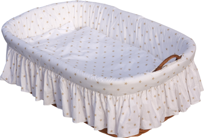 Mojžíšův košík pro miminko Hvězdička béžová Scarlett