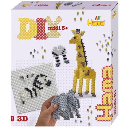 Dárková sada 3D Safari MIDI Hama
