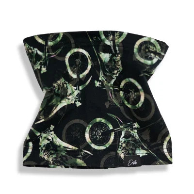 Bavlněný nákrčník Motokros - černý Esito 