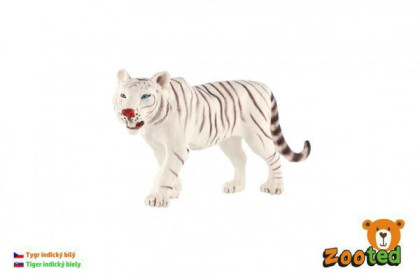 Tygr indický bílý zooted plast 14 cm