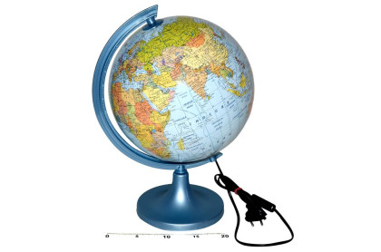 Globus svítící politicko zeměpisný 25 cm