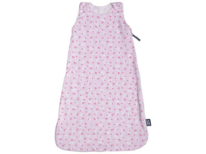 Letní spací pytel, zajíc růžový zip na boku