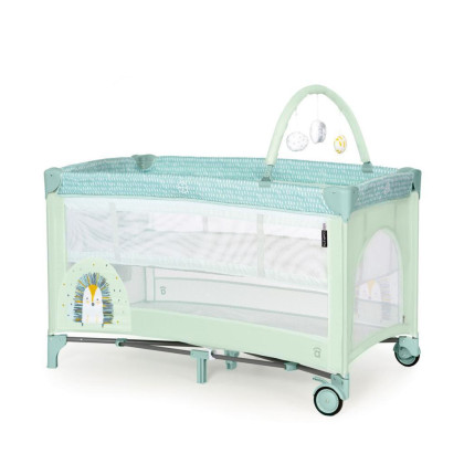 Complet duo cestovní postýlka s druhým dnem a hrazdičkou Asalvo