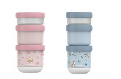 Kelímky na svačinu stohovací 3 ks Little Dutch