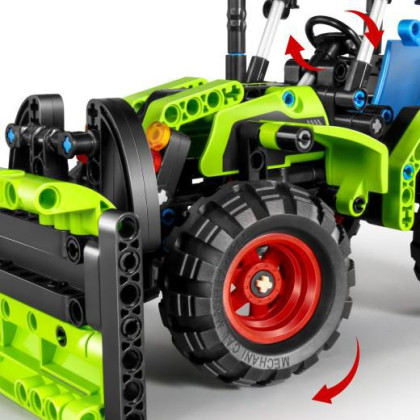 Stavebnice 2 v 1 traktor / traktor s valníkem 346 dílků iM.Master
