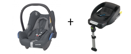 CabrioFix autosedačka Maxi Cosi Essential Graphite + základna EasyFix Maxi-Cosi POUŽITÉ