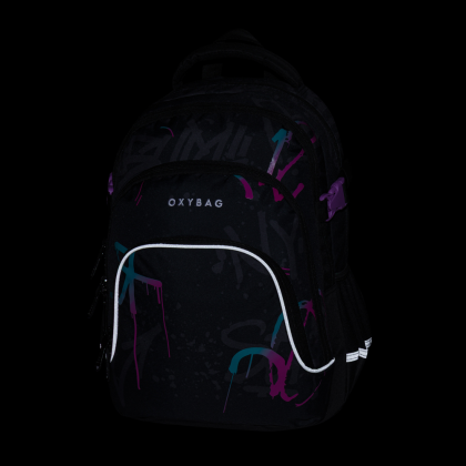 Studentský batoh Oxy Scooler Graffiti Pink OxyBag