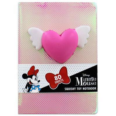 Zápisník se squishy hračkou - Minnie srdce