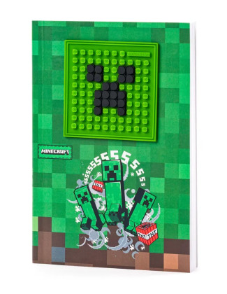 Poznámkový blok A5 Minecraft Pixie crew