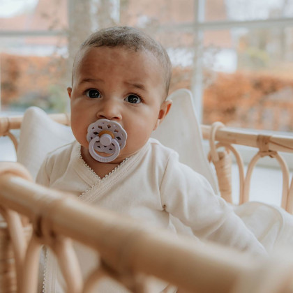 Dudlík Boheme z přírodního kaučuku 1 ks 6 m+ Bibs Ivory 2. JAKOST
