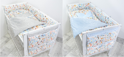 10 dílná sada do postýlky Minky World 100 x 135 cm Esito