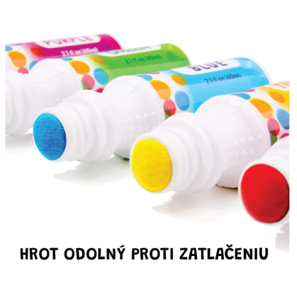 Barvy v tubě s omalovánkami 8 ks Jarmelo