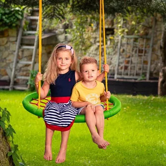 Houpací kruh (průměr 83 cm) - zelenočervený