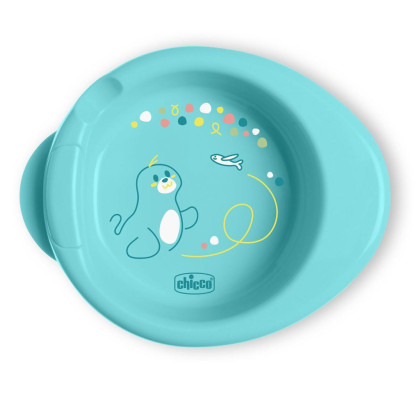 Talíř protiskluzový udržující teplé jídlo 6 m+ Chicco 