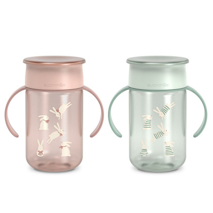 Hrníček na učení 340 ml 360° Wonderland New Suavinex