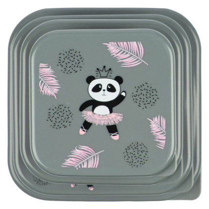 Box na svačinu 4 v 1 Panda Baagl