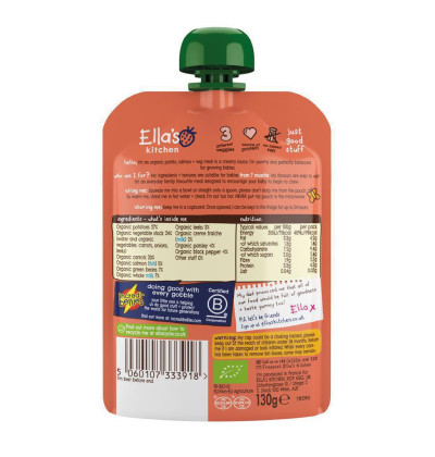 Ella's Kitchen BIO Losos se zeleninou (130 g)