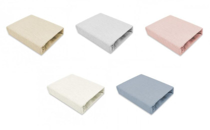 Mušelínové prostěradlo do postýlky 60 x 120 cm Nature double Baby Nellys