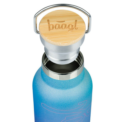Termoláhev s bambusovým víčkem 500 ml Baagl