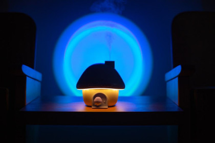 Zvlhčovač vzduchu a LED lampička 2 v 1 - houbička, Mary's