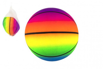 Míč basketbal gumový nenafouknutý 23 cm