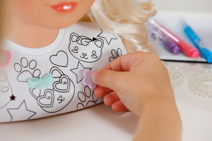 Kreativní česací hlava Baby born
