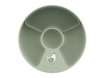 Dětský talíř dělený Little Dutch Farma