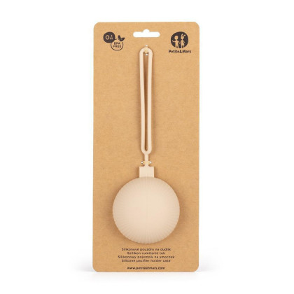 Pouzdro silikonové na dudlík 0 m+ Petite&Mars