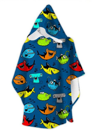 Dětské pončo Aquatic Slipstop