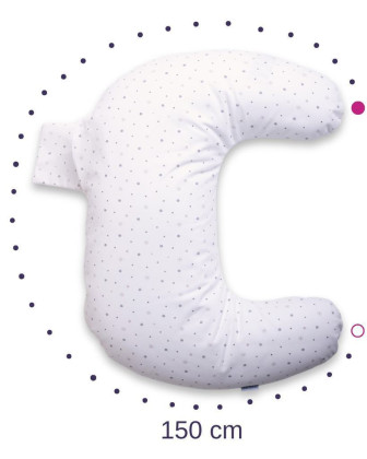 Polohovací polštář MiniRelax jersey 150 cm Babymatex