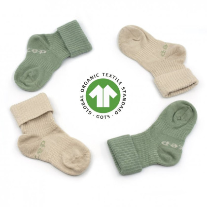 Dětské ponožky Stay-on-Socks Vel. 6 - 12 m 2 páry KipKep