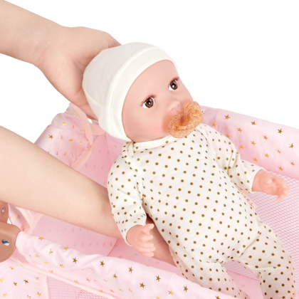 Postýlka pro panenku s doplňky LullaBaby