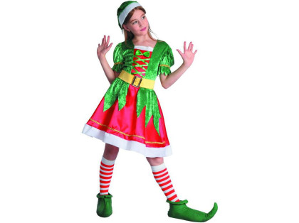 Kostým na karneval - skřítek, 110-120 cm