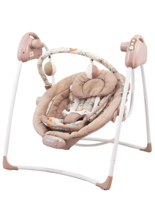 Dětské lehátko s houpátkem Baby Mix latte