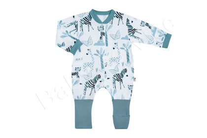 Rostoucí overal Safari mentolová Česká výroba Babyservice