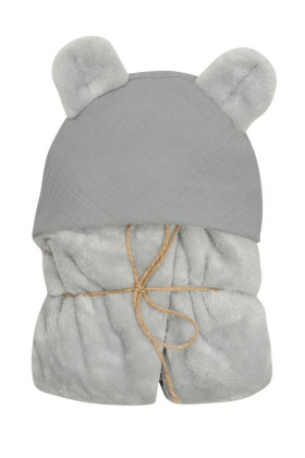 Deka s kapucí Koala mušelínová 95 x 95 cm Babymatex