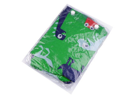Dětská pláštěnka s obrázky dinosaurus zelená