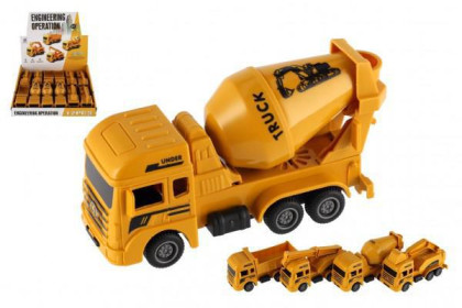 Auto stavební 12 cm na zpětné natažení