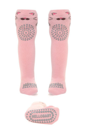 Dětské nadkolenky s protiskluzem ABS 1 pár Be Snazzy vel. 18 - 23