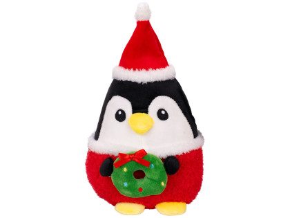 Kawaii Xmas zvířátko plyšové ve vánočním oblečku 