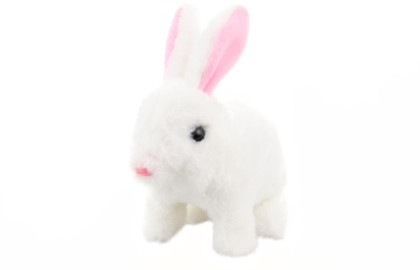 Plyš králík na baterie