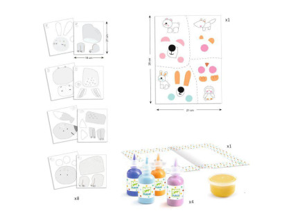Prstové malování - Messy fun Djeco