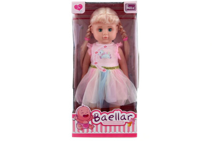 Panenka chodící a zpívajcí na baterie 40 cm
