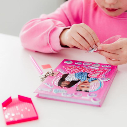 Diamantový deník Barbie Totum
